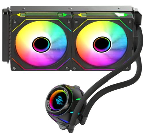 GAMEBOOSTER BLADE 240B ARGB Fanlı LGA1700/AM5 Uyumlu 240mm CPU Sıvı Soğutma Sistemi (Siyah)  